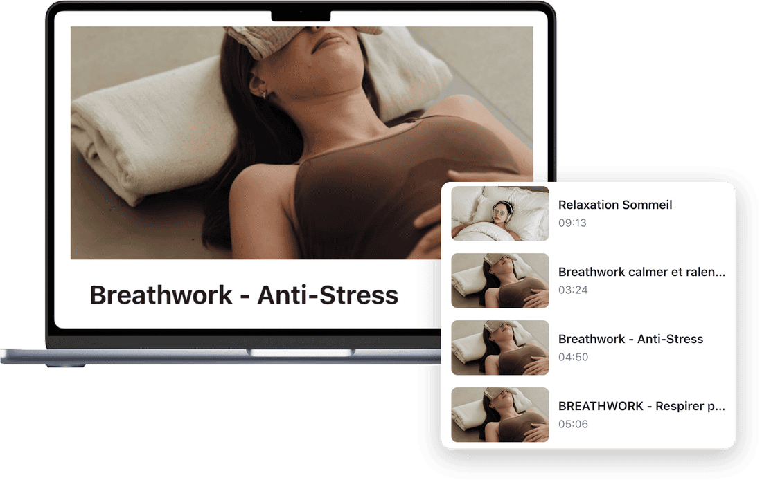 Pilier CARE : les routines breathwork et relaxation Back in Shape, avec Justine