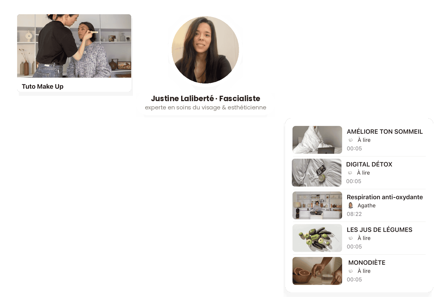 Justine Laliberte, fascialiste experte en soins du visage et estheticienne