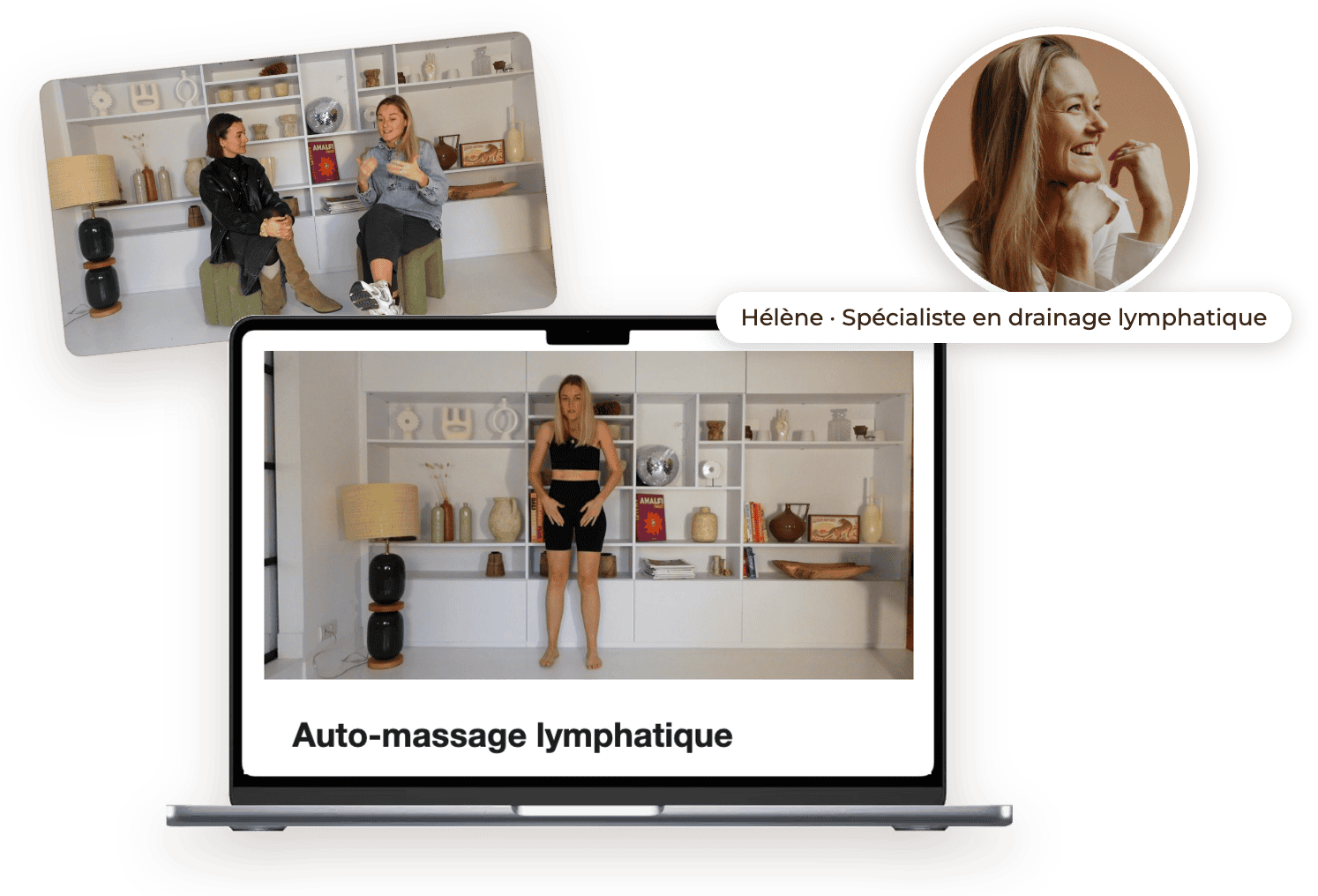 Programme Reset, pilier CARE : auto-massage lymphatique avec Hélène, spécialiste en drainage lymphatique