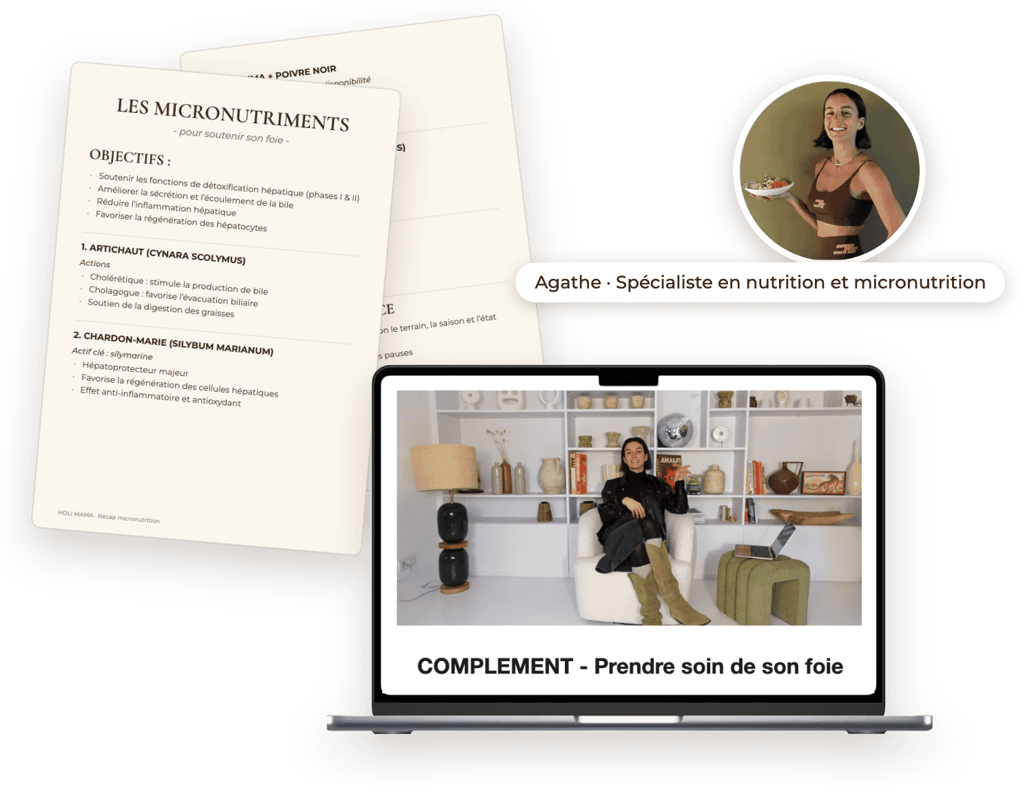 Programme Reset, pilier COMPLÉMENT : récap micronutrition et vidéo d’Agathe